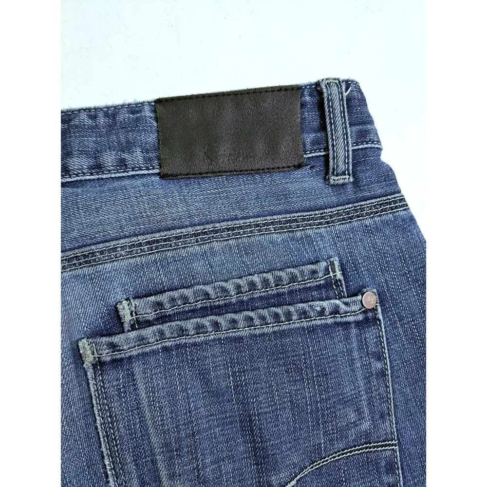 Industrie 99 Men’s 32 Vintage Y2K 90s Denim Blue Distressed Shorts